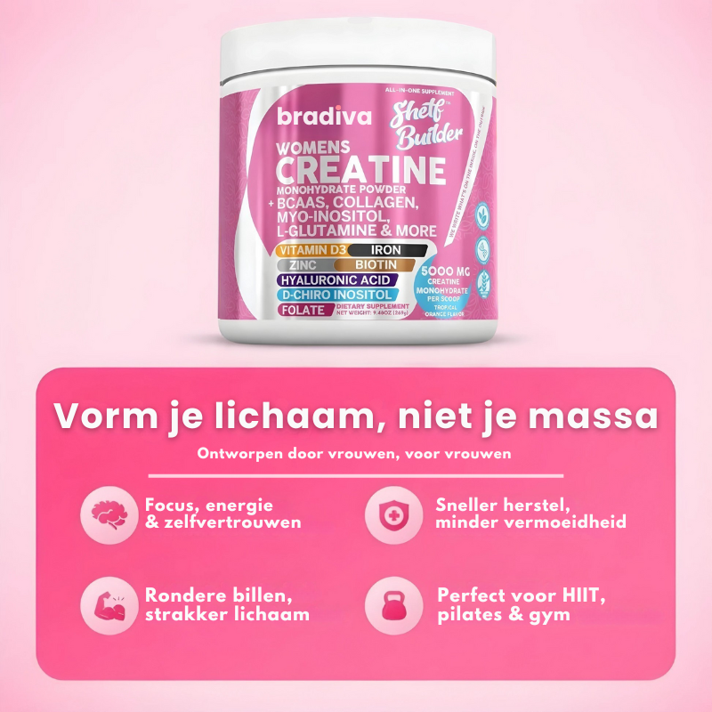 Bradiva – Creatine voor vrouwen